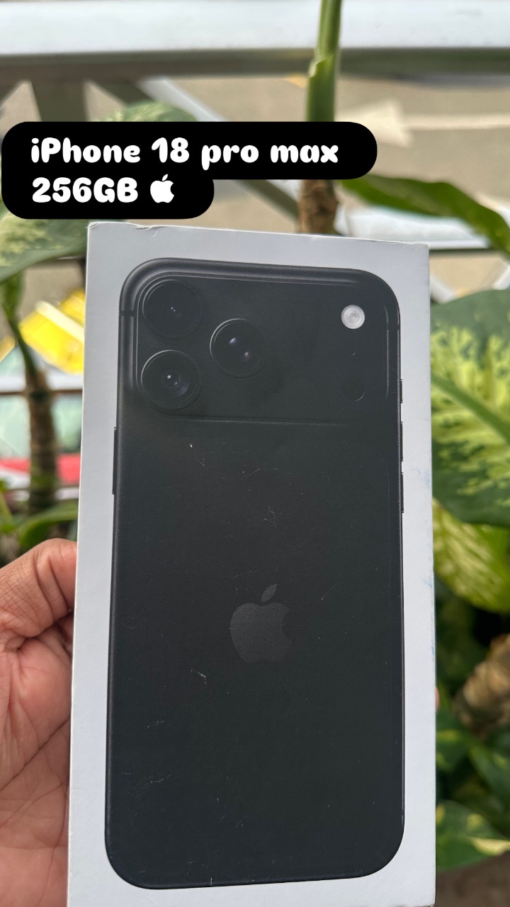 iPhone 18 pro max 256GB  ⚫️