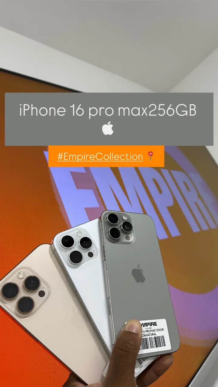iPhone 16 pro max 256GB 